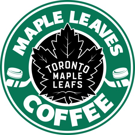 Toronto Maple Leafs Starbucks Coffee Logo iron on paper